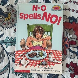 Scholastic N-O Spells NO! Book with Red and Green Cover